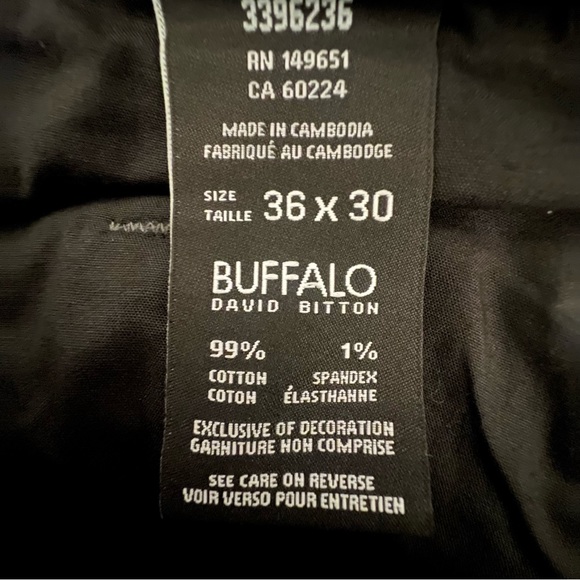 Buffalo David Bitton 36X30 Dark Blue Jeans - Picture 5 of 6